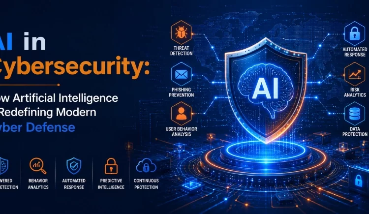 AI in Cybersecurity:How Artificial Intelligence Is Redefining Modern Cyber Defense - Talent Smart ai_in_cybersecurity